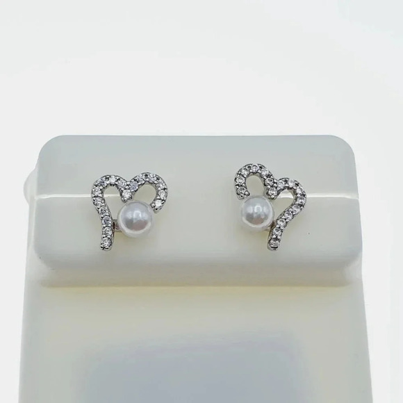 925 sterling silver luxury CZ earrings for women/girls, Best for RJUS2150 - Picture 4 of 11